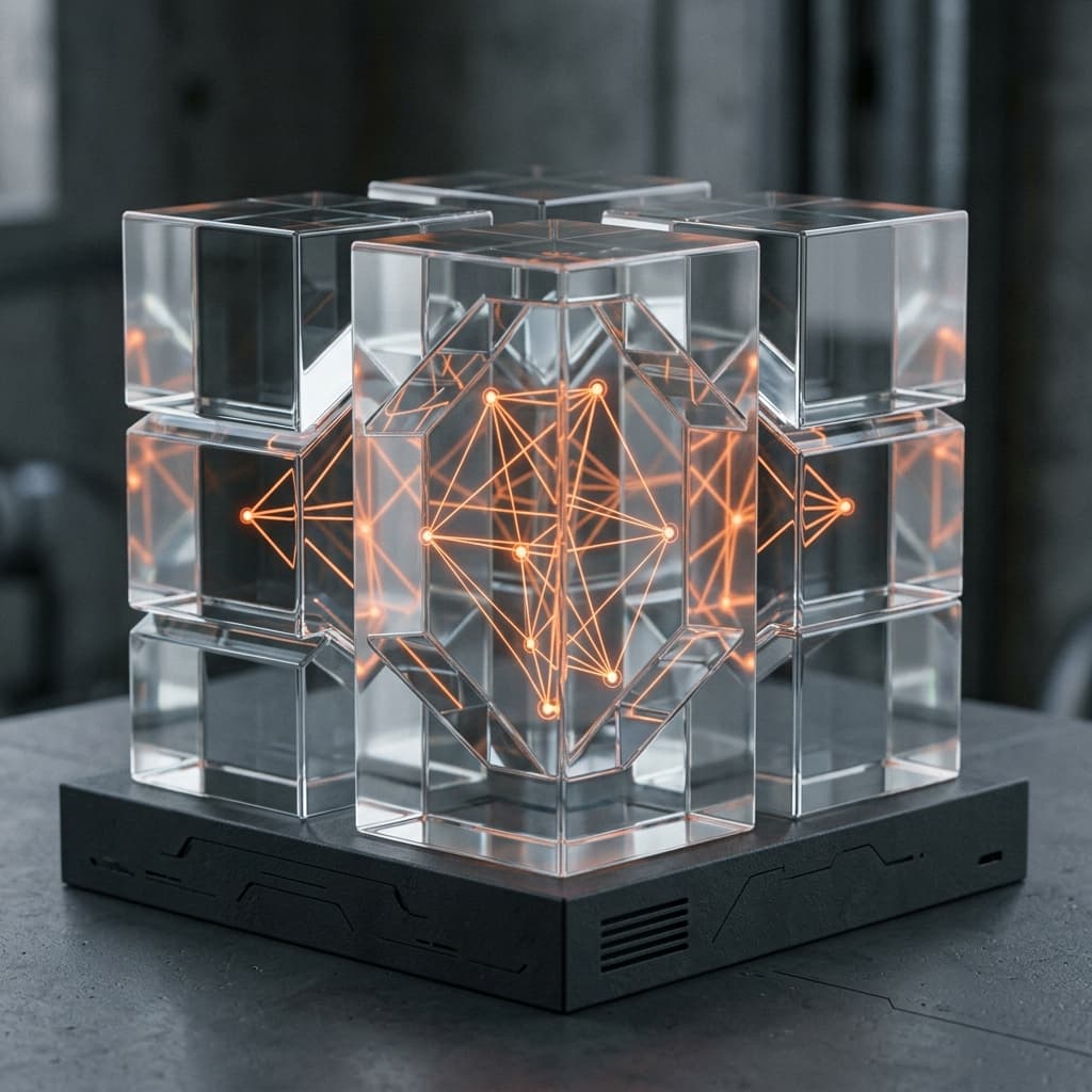 Technical mesh ambient artwork